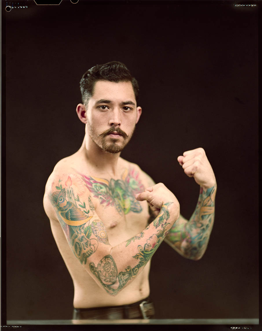San Francisco portrait photographer - tattooed hipster